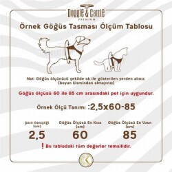 Doggie Havalı Dokuma Küçük Irk Köpek Göğüs Tasması Kırmızı 1,5x35-45 Cm - 3