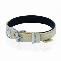 Doggie Konfor Dokuma Köpek Boyun Tasması Haki 2,5X42-50 Cm - 1