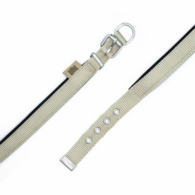 Doggie Konfor Dokuma Köpek Boyun Tasması Haki 3X47-55 Cm - 2