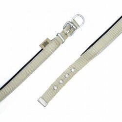 Doggie Konfor Dokuma Köpek Boyun Tasması Haki 3X47-55 Cm - 2