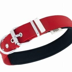 Doggie Konfor Dokuma Köpek Boyun Tasması Kırmızı 4x52 60 Cm - 2