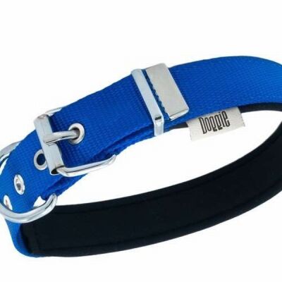 Doggie Konfor Dokuma Köpek Boyun Tasması Royalblue 2,5x37 45 Cm - 2