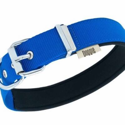 Doggie Konfor Dokuma Köpek Boyun Tasması Royalblue 3x42 50 Cm - 2