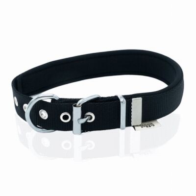 Doggie Konfor Dokuma Köpek Boyun Tasması Siyah 2,5x37 45 Cm - 3