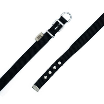 Doggie Konfor Dokuma Siyah Köpek Boyun Tasması Small 2 x 30-35 cm - 2