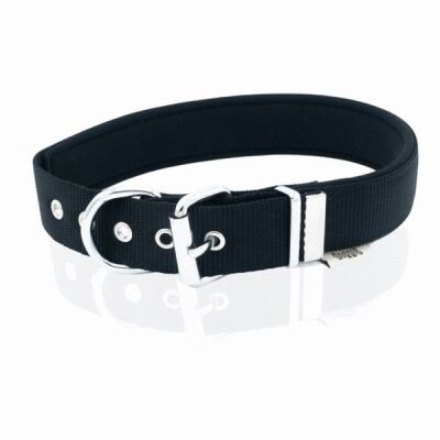 Doggie Konfor Dokuma Köpek Boyun Tasması Siyah 3x47 55 Cm - 3