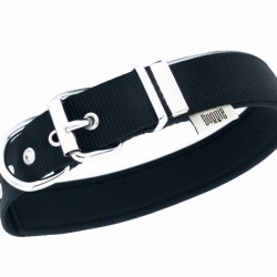 Doggie Konfor Dokuma Köpek Boyun Tasması Siyah 4x57 65 Cm - 2