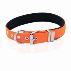 Doggie Konfor Dokuma Köpek Boyun Tasması Turuncu 2,5x37 45 Cm - 3