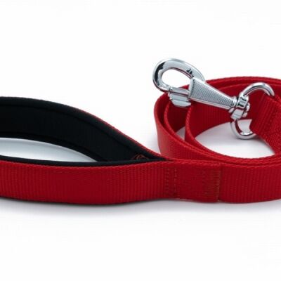 Doggie Konfor Klasik Dokuma Köpek Gezdirme Tasması Kırmızı 2,5x120 Cm - 3