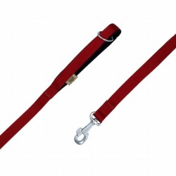 Doggie Konfor Klasik Dokuma Köpek Gezdirme Tasması Kırmızı 2x140 Cm - 2