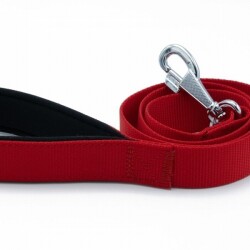 Doggie Konfor Klasik Dokuma Köpek Gezdirme Tasması Kırmızı 3x100 Cm - 3