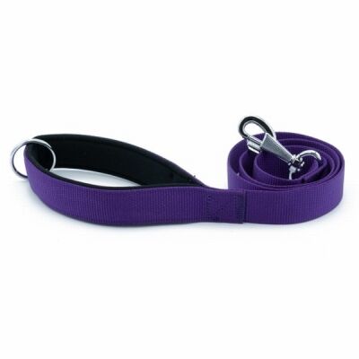 Doggie Konfor Klasik Dokuma Köpek Gezdirme Tasması Mor 3x100 Cm - 1