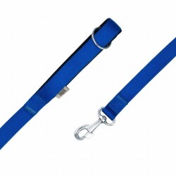 Doggie Konfor Klasik Dokuma Köpek Gezdirme Tasması Royalblue 2,5x120 Cm - 2