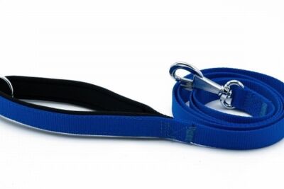 Doggie Konfor Klasik Dokuma Köpek Gezdirme Tasması Royalblue 2x140 Cm - 3