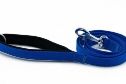 Doggie Konfor Klasik Dokuma Köpek Gezdirme Tasması Royalblue 2x140 Cm - 3
