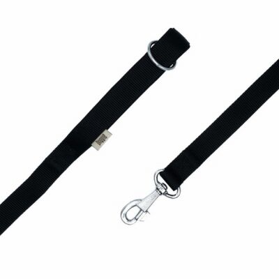 Doggie Konfor Klasik Dokuma Köpek Gezdirme Tasması Siyah 2,5x120 Cm - 3