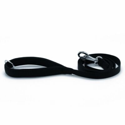 Doggie Konfor Klasik Dokuma Köpek Gezdirme Tasması Siyah 2x140 Cm - 1