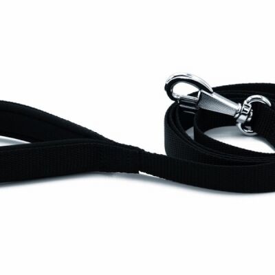 Doggie Konfor Klasik Dokuma Köpek Gezdirme Tasması Siyah 2x140 Cm - 3