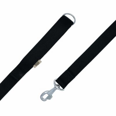 Doggie Konfor Klasik Dokuma Köpek Gezdirme Tasması Siyah 3x100 Cm - 2