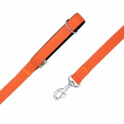 Doggie Konfor Klasik Dokuma Köpek Gezdirme Tasması Turuncu 2,5x120 Cm - 2