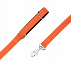Doggie Konfor Klasik Dokuma Köpek Gezdirme Tasması Turuncu 2x140 Cm - 2