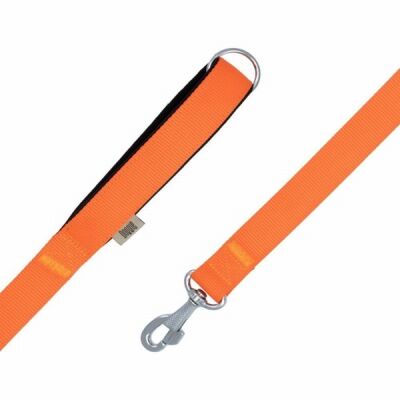 Doggie Konfor Klasik Dokuma Köpek Gezdirme Tasması Turuncu 3x100 Cm - 2