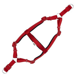 Doggie Konfor Ronin Dokuma Kırmızı Köpek Göğüs Tasması Medium 2 x 45-55 cm - 2