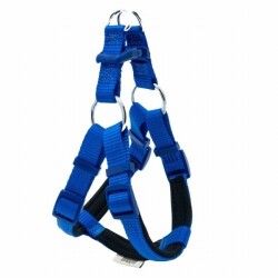 Doggie Konfor Ronin Dokuma Köpek Göğüs Tasması Royalblue 1,5x35-40 Cm - Doggie