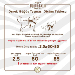 Doggie Konfor Ronin Dokuma Royal Mavi Köpek Göğüs Tasması XS 1,5 x 35-40 cm - 3