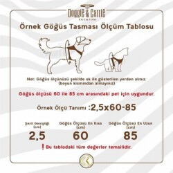 Doggie Konfor Ronin Dokuma Köpek Göğüs Tasması Siyah 2x45-55 Cm - 3