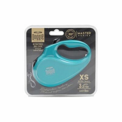 Doggie Otomatik Köpek Tasması Master Seri XS Turkuaz - 1