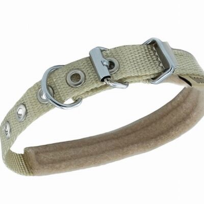 Doggie Polar Dokuma Köpek Boyun Tasması Haki 1,5x20-25 Cm - 1