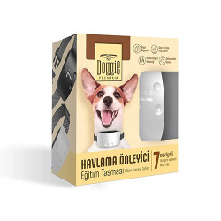 Doggie Premium Havlama Önleyici Köpek Eğitim Tasması Beyaz - Doggie