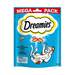 Dreamies Mega Pack İç Dolgulu Somonlu Kedi Ödülü 180 Gr - Dreamies
