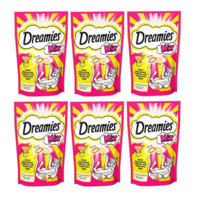 Dreamies Mix Sığır Etli ve Peynirli Kedi Ödülü 6x60 Gr - 1
