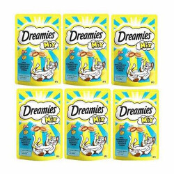 Dreamies Mix Somonlu ve Peynirli Kedi Ödülü 6x60 Gr - Dreamies