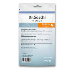 Dr.Sacchi Premium Küçük Tavuk Parçacıklı Tahılsız Köpek Ödülü 100 Gr - 2