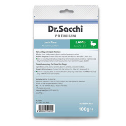 Dr.Sacchi Premium Kuzu Parçacıklı Tahılsız Köpek Ödülü 100 Gr - 2