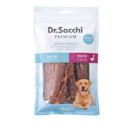 Dr.Sacchi Premium Ördekli Fileto Tahılsız Köpek Ödülü 100 Gr - 1