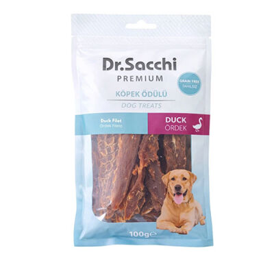 Dr.Sacchi Premium Ördekli Fileto Tahılsız Köpek Ödülü 100 Gr - 1