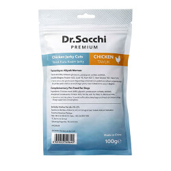 Dr.Sacchi Premium Tavuk Kuru Kesim Jerky Tahılsız Köpek Ödülü 100 Gr - 2