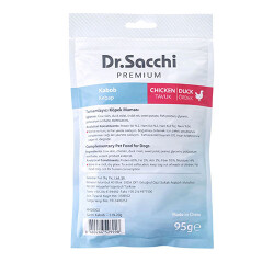 Dr.Sacchi Premium Tavuklu ve Ördekli Kebap Tahılsız Köpek Ödülü 5'' 5'li 95 Gr - 2