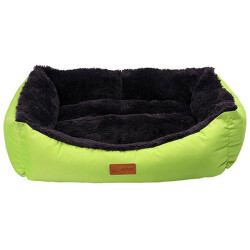 Dubex Jellybean Kedi ve Köpek Yatağı Yeşil Antrasit Gri XL 95x70x22 Cm - Dubex