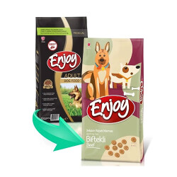 Enjoy Biftekli Yetişkin Köpek Maması 15 Kg - 2