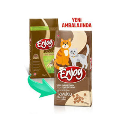 Enjoy Tavuklu Yetişkin Kedi Maması 15 Kg - 2