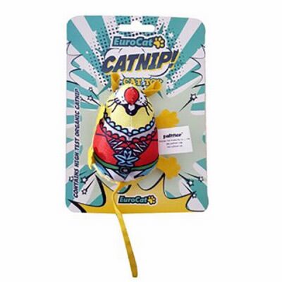EuroCat Çıngıraklı Kedi Oyuncağı Sarı Tombik Fare - 1