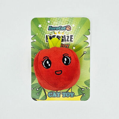 EuroCat Peluş Domates Kedi Oyuncağı - 1