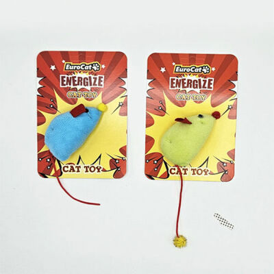 EuroCat Peluş Fare Kedi Oyuncağı - 1