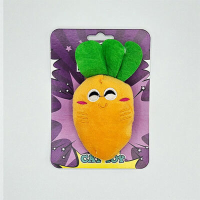 EuroCat Peluş Havuç Kedi Oyuncağı - 1