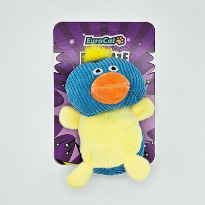 EuroCat Peluş Papağan Sarı Mavi Kedi Oyuncağı - 1